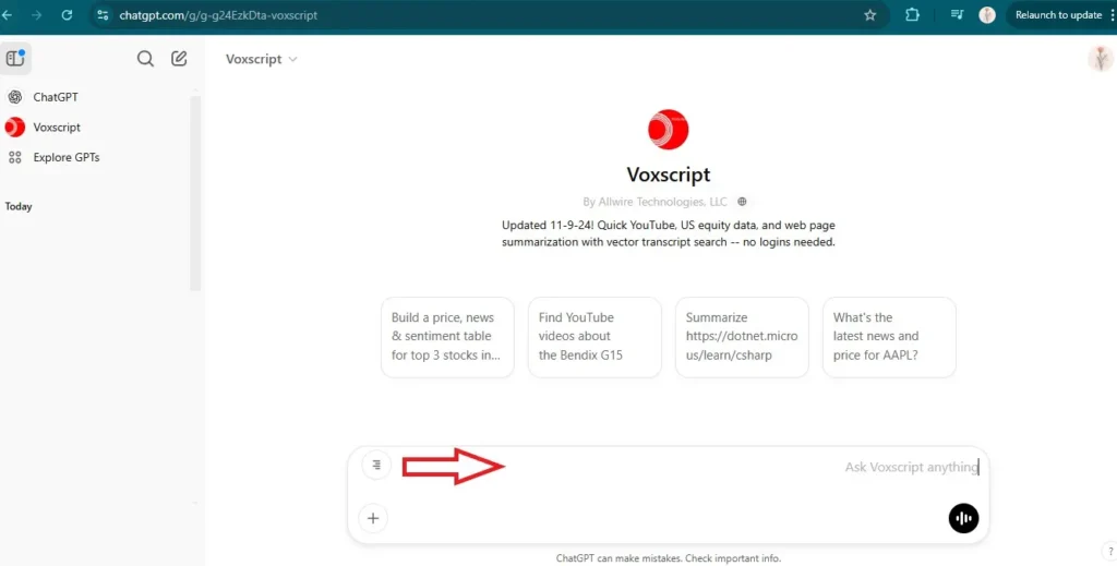 فعال کردن افزونه VoxScript خلاصه ساز فیلم