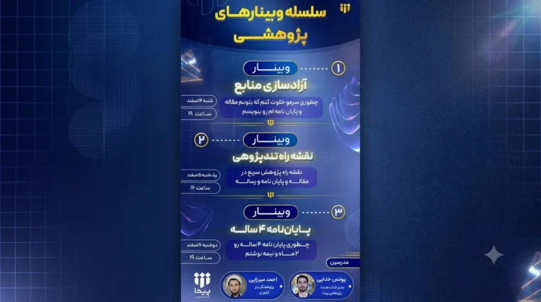 سلسله وبینارهای پژوهشی پیدا