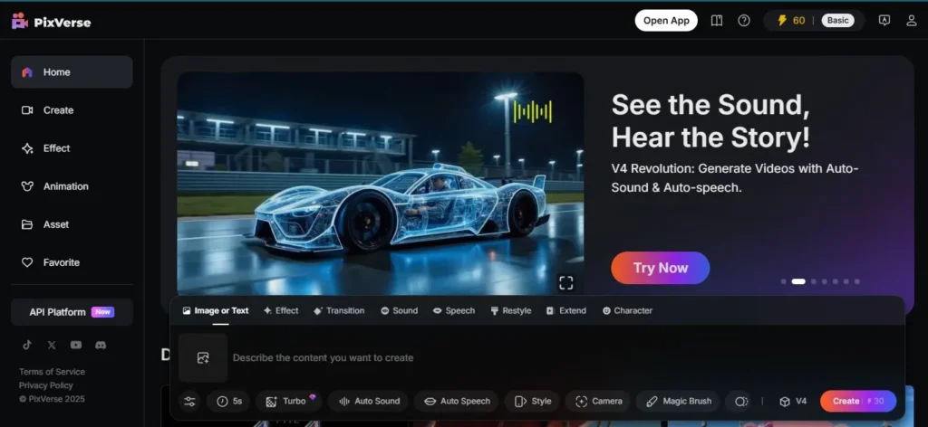 ساخت کلیپهای جذاب با هوش مصنوعی Pixverse