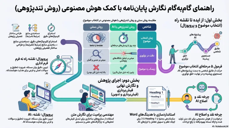 پایان نامه نویسی با هوش مصنوعی ابزارهای هوش مصنوعی برای نگارش پایان نامه AI برای پایان نامه نویسی ابزارهای هوش مصنوعی برای پژوهشگران و دانشجویان هوش مصنوعی در ویرایش و بهبود پایان نامه