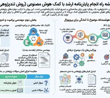 انجام پایان نامه ارشد با هوش مصنوعی