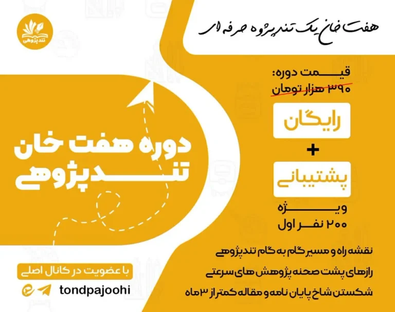 دوره هفت‌خان تندپژوهی
